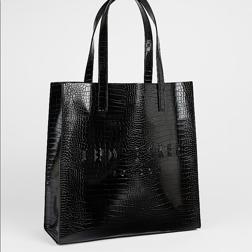 Ted Baker Croc Purse + Makeup Bag/Wallet